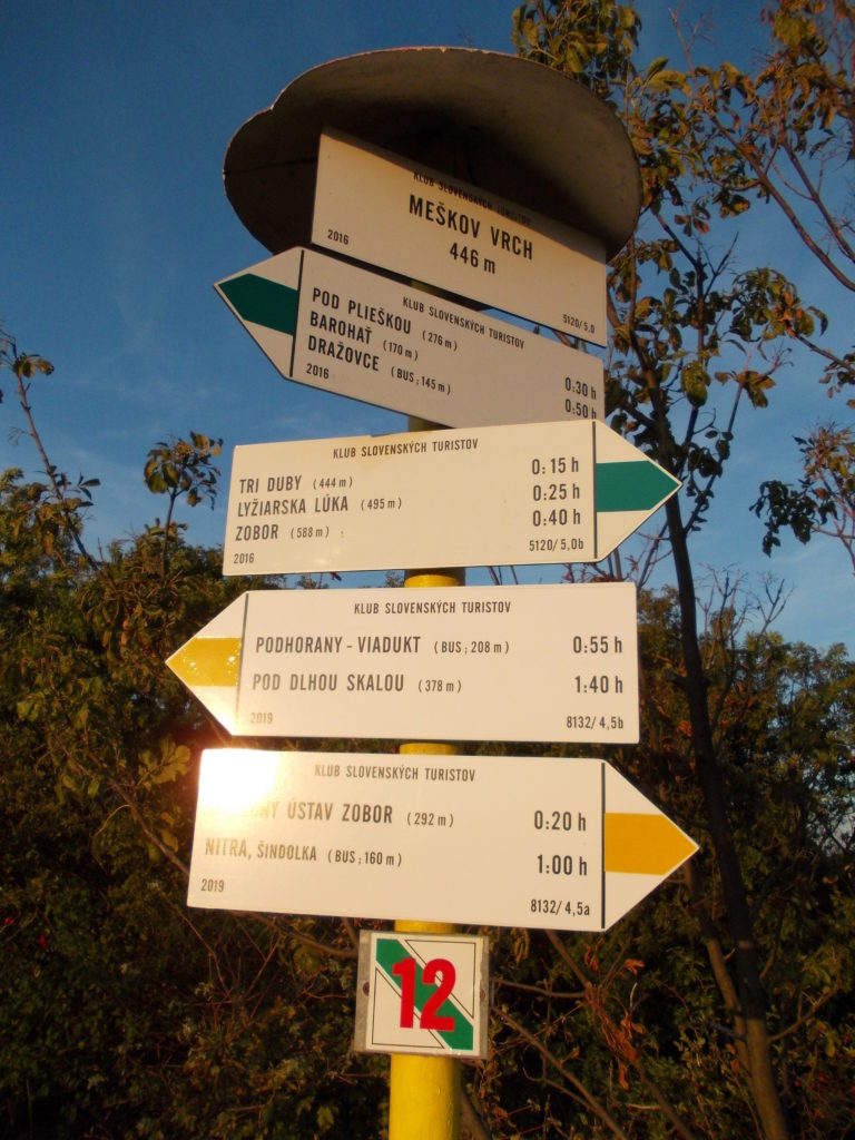 Directional sign post